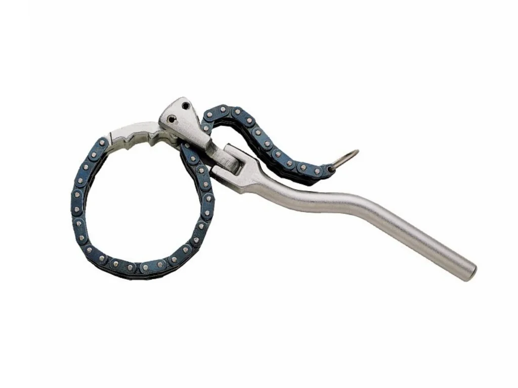 Verižni ključ za oljni filter.